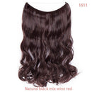 Mega Hair Invisível - Aplique de Cabelos Cacheados